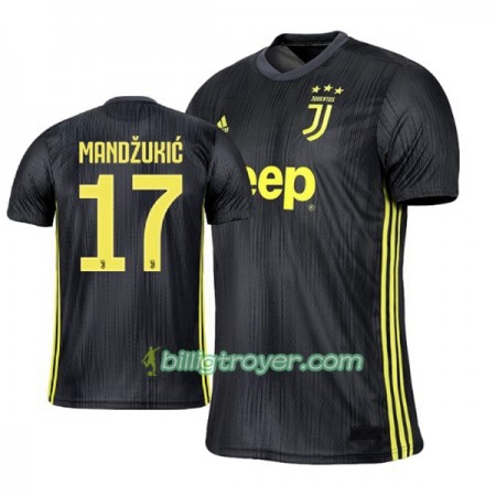 Billige Fotballdrakter Juventus Mario Mandzukic 17 Tredjedraktsett 2018/19 Kortermet